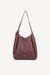 Small soft hobo bag in vegan leather
